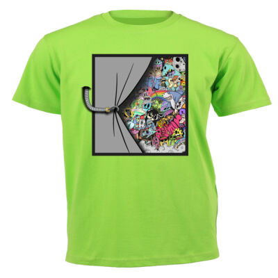 Curiosity - Peel Back Curtain Doodle Art Thumbnail